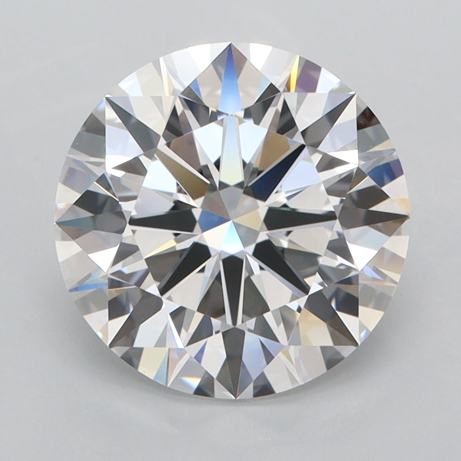 3.73 Carat Round Shaped, Ideal Cut, D Color, FL Clarity, IGI Certified Lab Grown Diamond