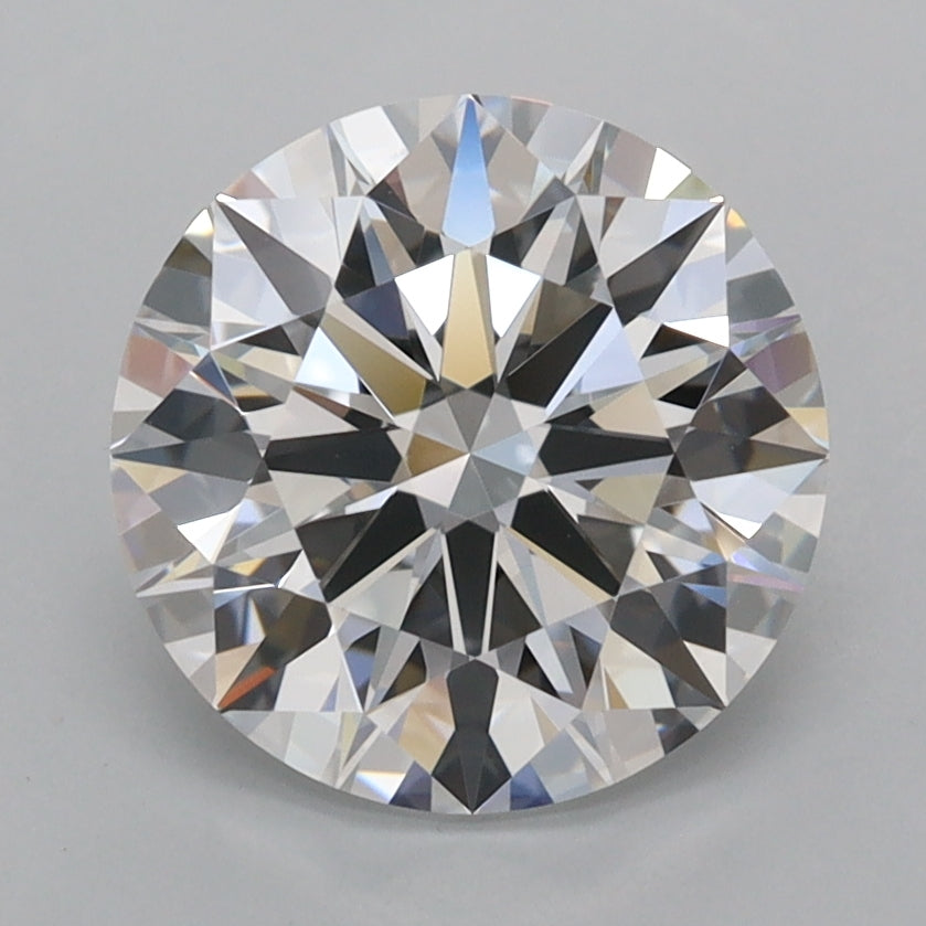 2.83 Carat Round Shaped, Ideal Cut, D Color, FL Clarity, IGI Certified Lab Grown Diamond