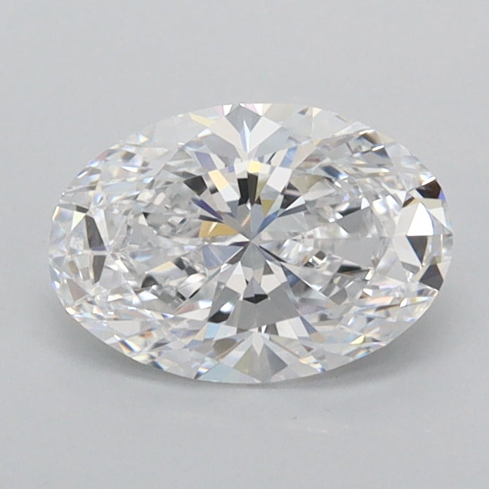 1.03 Carat Oval Shaped, Ideal Cut, D Color, FL Clarity, IGI Certified Lab Grown Diamond
