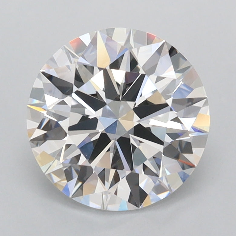 2.25 Carat Round Shaped, Ideal Cut, D Color, FL Clarity, IGI Certified Lab Grown Diamond