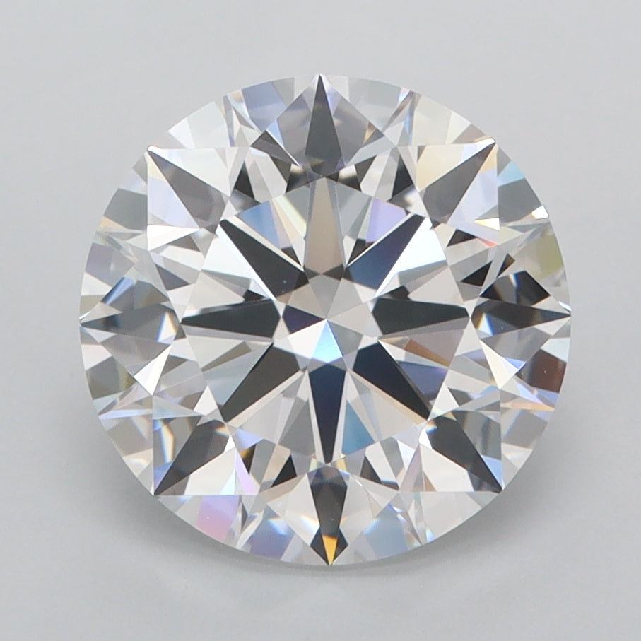 3.52 Carat Round Shaped, Ideal Cut, D Color, FL Clarity, IGI Certified Lab Grown Diamond
