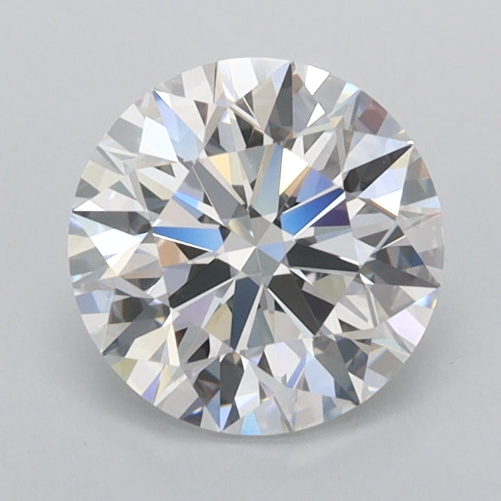 1.63 Carat Round Shaped, Ideal Cut, D Color, FL Clarity, IGI Certified Lab Grown Diamond