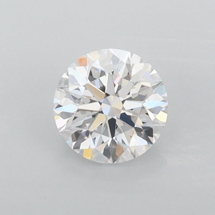 0.53 Carat Round Shaped, Excellent Cut, D Color, FL Clarity, IGI Certified Lab Grown Diamond