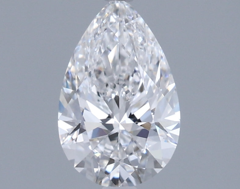 0.91 Carat Pear Shaped, Ideal Cut, D Color, VVS1 Clarity, IGI Certified Lab Grown Diamond