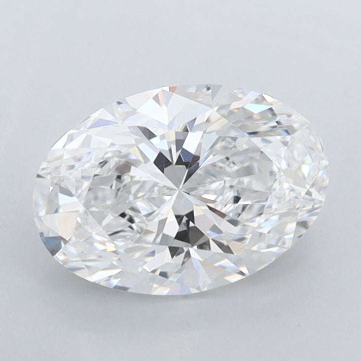 1.07 Carat Oval Shaped, Excellent Cut, D Color, IF Clarity, IGI Certified Lab Grown Diamond
