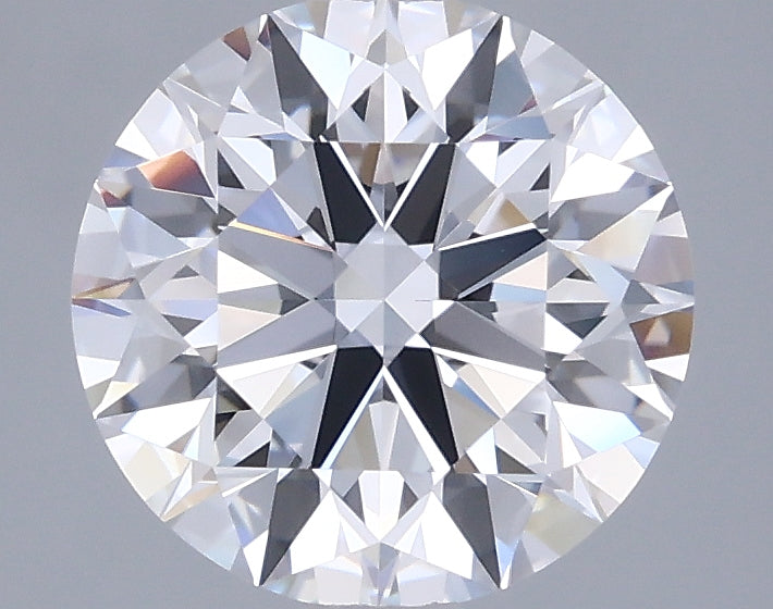 1.97 Carat Round Shaped, Ideal Cut, D Color, VVS1 Clarity, IGI Certified Lab Grown Diamond