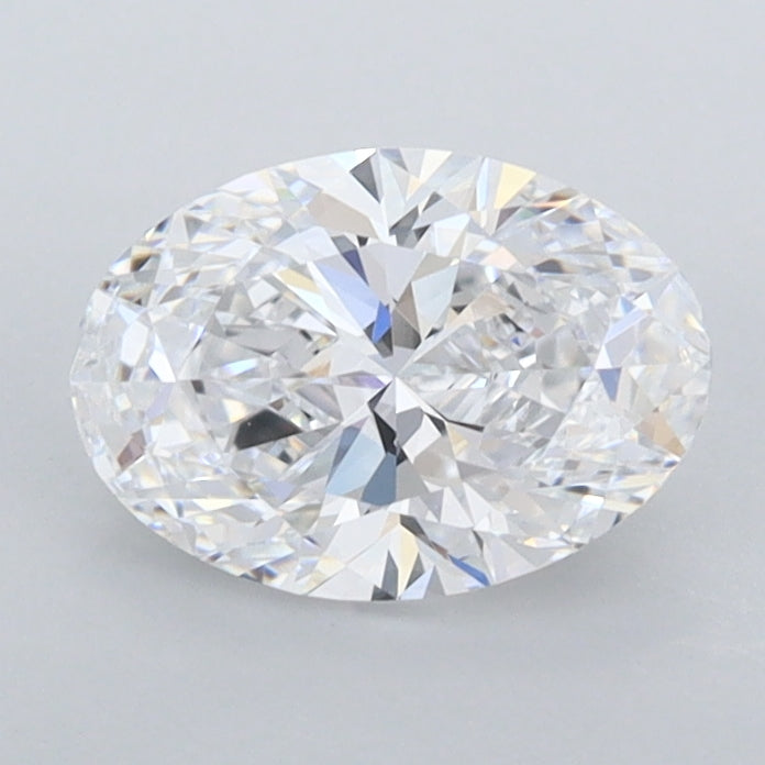 1.06 Carat Oval Shaped, Ideal Cut, D Color, IF Clarity, IGI Certified Lab Grown Diamond