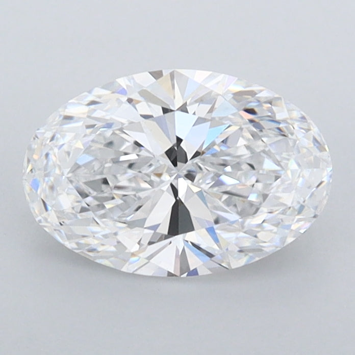 1.06 Carat Oval Shaped, Ideal Cut, D Color, IF Clarity, IGI Certified Lab Grown Diamond