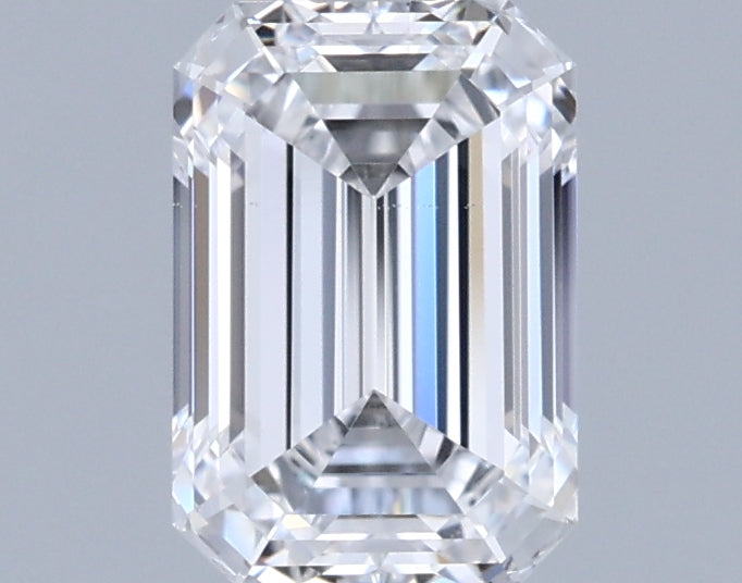 1.05 Carat Emerald Shaped, Ideal Cut, D Color, VS2 Clarity, IGI Certified Lab Grown Diamond