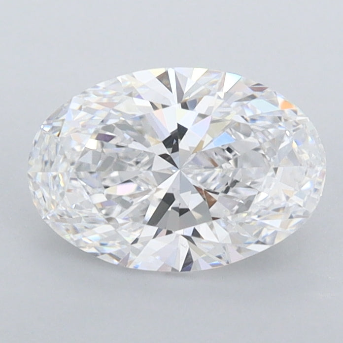 1.10 Carat Oval Shaped, Ideal Cut, D Color, IF Clarity, IGI Certified Lab Grown Diamond