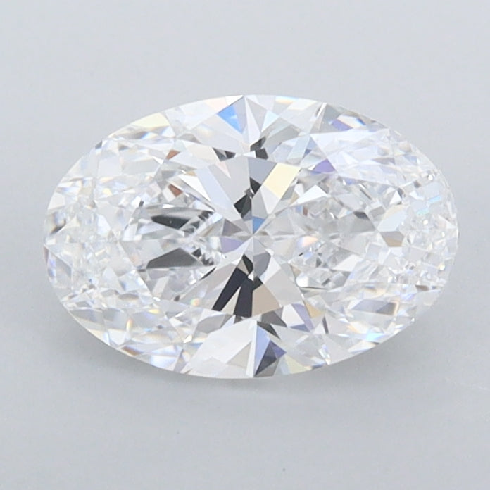 1.06 Carat Oval Shaped, Ideal Cut, D Color, IF Clarity, IGI Certified Lab Grown Diamond