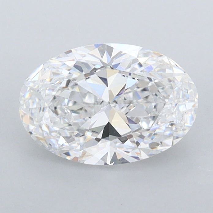 1.00 Carat Oval Shaped, Ideal Cut, D Color, IF Clarity, IGI Certified Lab Grown Diamond