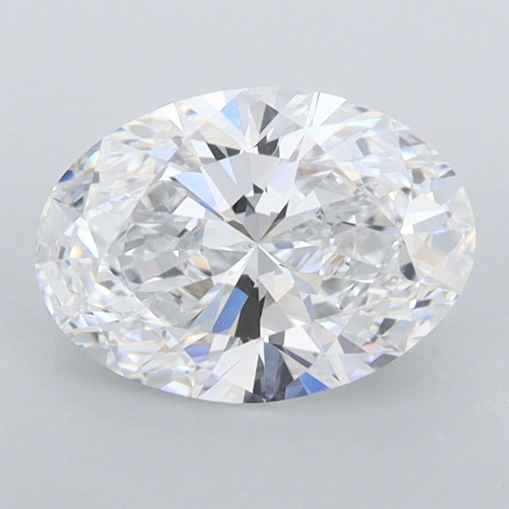 1.26 Carat Oval Shaped, Ideal Cut, D Color, IF Clarity, IGI Certified Lab Grown Diamond