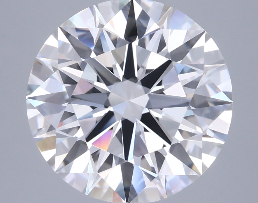 3.94 Carat Round Shaped, Ideal Cut, D Color, FL Clarity, IGI Certified Lab Grown Diamond