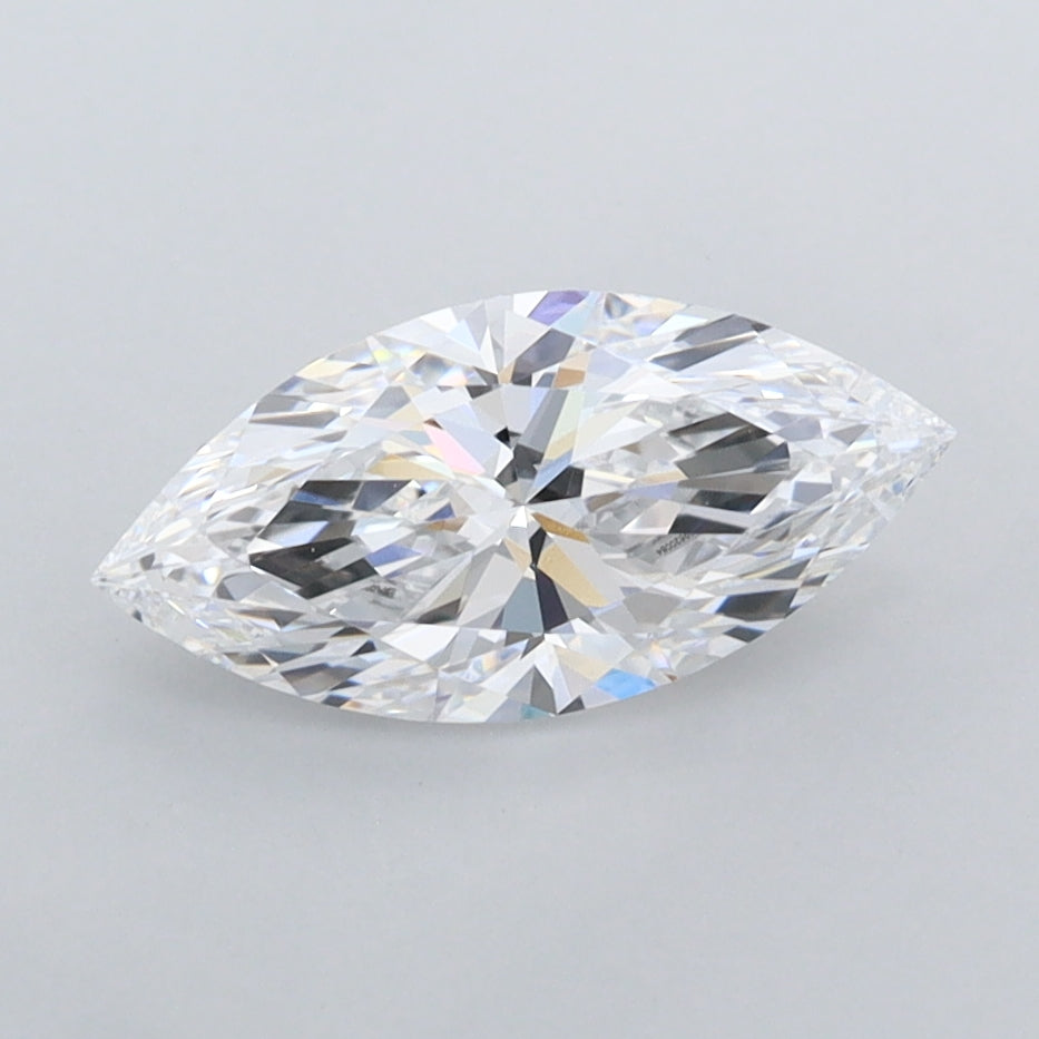 1.05 Carat Marquise Shaped, Ideal Cut, D Color, VVS1 Clarity, IGI Certified Lab Grown Diamond
