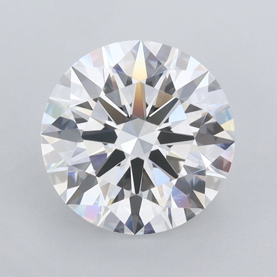 2.24 Carat Round Shaped, Ideal Cut, D Color, FL Clarity, IGI Certified Lab Grown Diamond