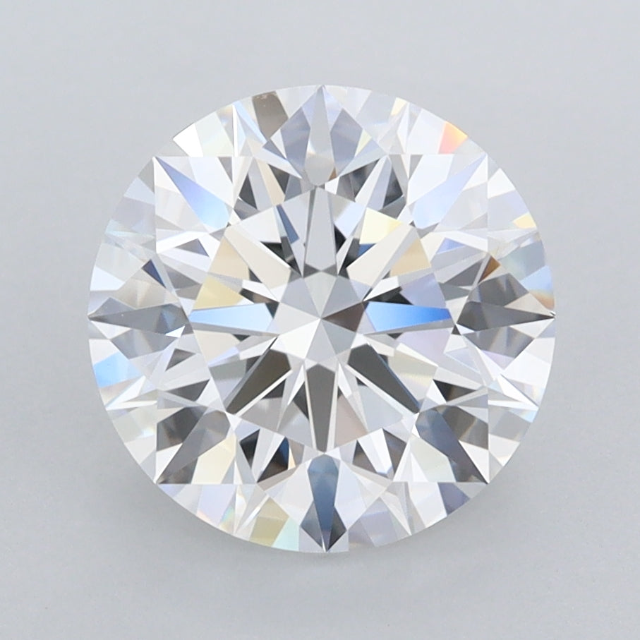2.69 Carat Round Shaped, Ideal Cut, D Color, FL Clarity, IGI Certified Lab Grown Diamond