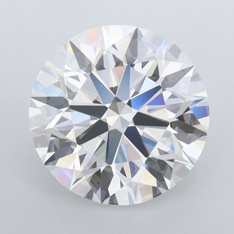 2.41 Carat Round Shaped, Ideal Cut, D Color, FL Clarity, IGI Certified Lab Grown Diamond