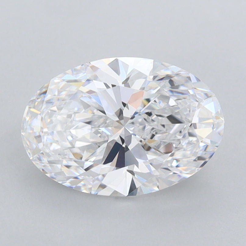 1.41 Carat Oval Shaped, Ideal Cut, D Color, FL Clarity, IGI Certified Lab Grown Diamond