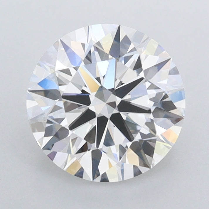 1.53 Carat Round Shaped, Ideal Cut, D Color, FL Clarity, IGI Certified Lab Grown Diamond