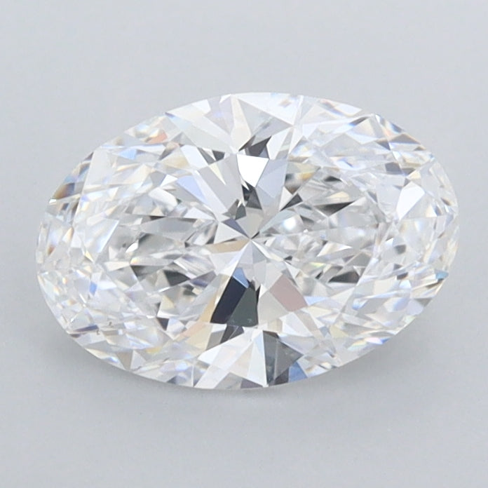 1.02 Carat Oval Shaped, Ideal Cut, D Color, IF Clarity, IGI Certified Lab Grown Diamond