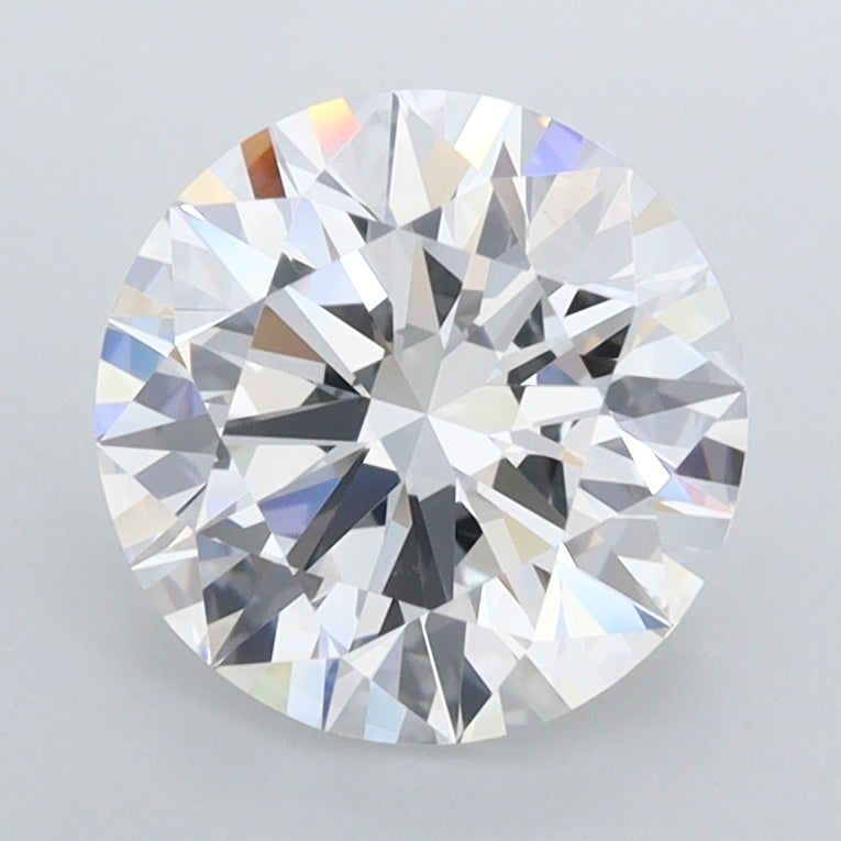 1.96 Carat Round Shaped, Ideal Cut, D Color, FL Clarity, IGI Certified Lab Grown Diamond