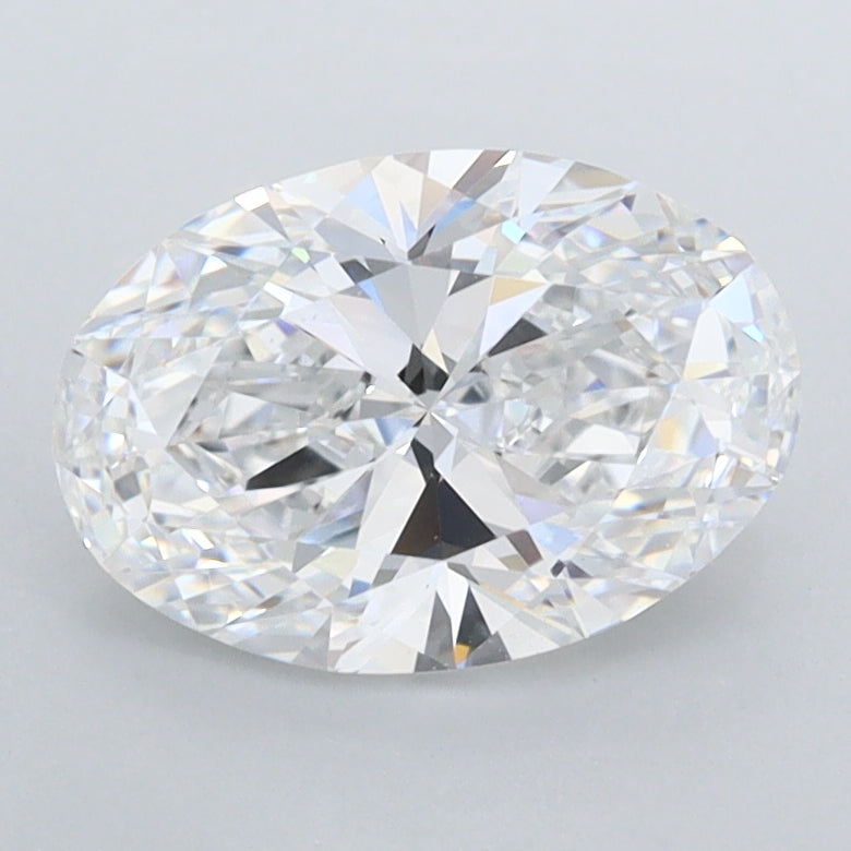 1.51 Carat Oval Shaped, Ideal Cut, D Color, IF Clarity, IGI Certified Lab Grown Diamond