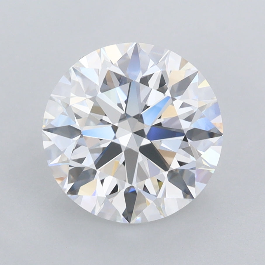 2.24 Carat Round Shaped, Ideal Cut, D Color, FL Clarity, IGI Certified Lab Grown Diamond