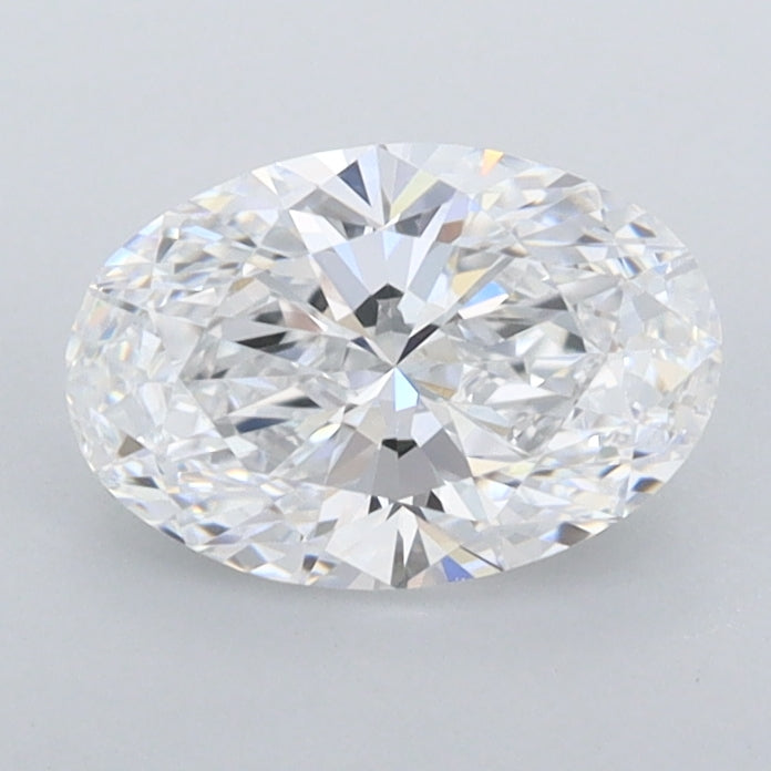1.04 Carat Oval Shaped, Ideal Cut, D Color, FL Clarity, IGI Certified Lab Grown Diamond