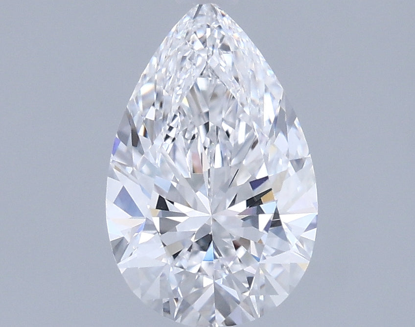 1.02 Carat Pear Shaped, Ideal Cut, D Color, VVS1 Clarity, IGI Certified Lab Grown Diamond