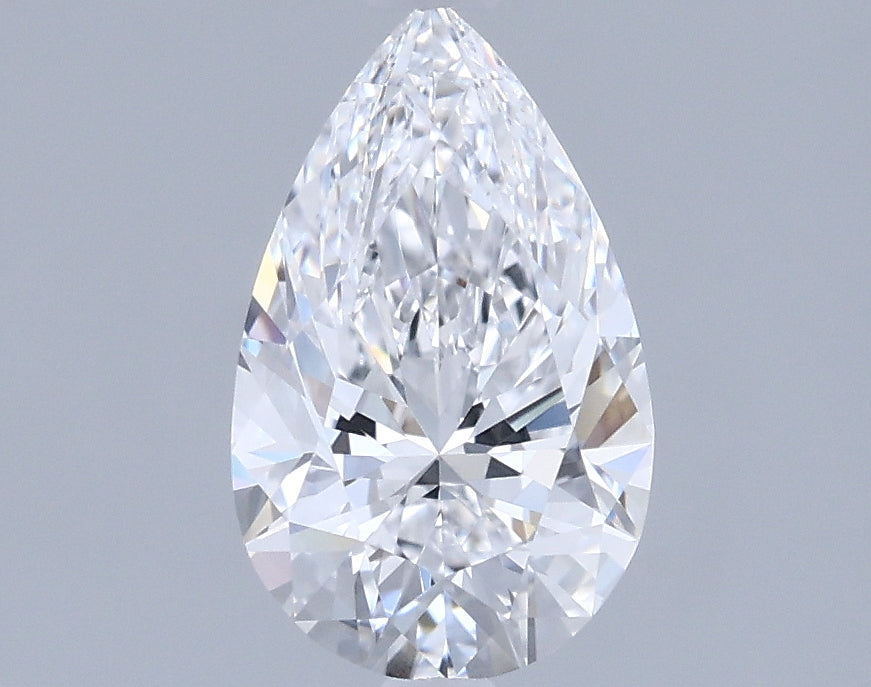 1.01 Carat Pear Shaped, Excellent Cut, D Color, VVS1 Clarity, IGI Certified Lab Grown Diamond