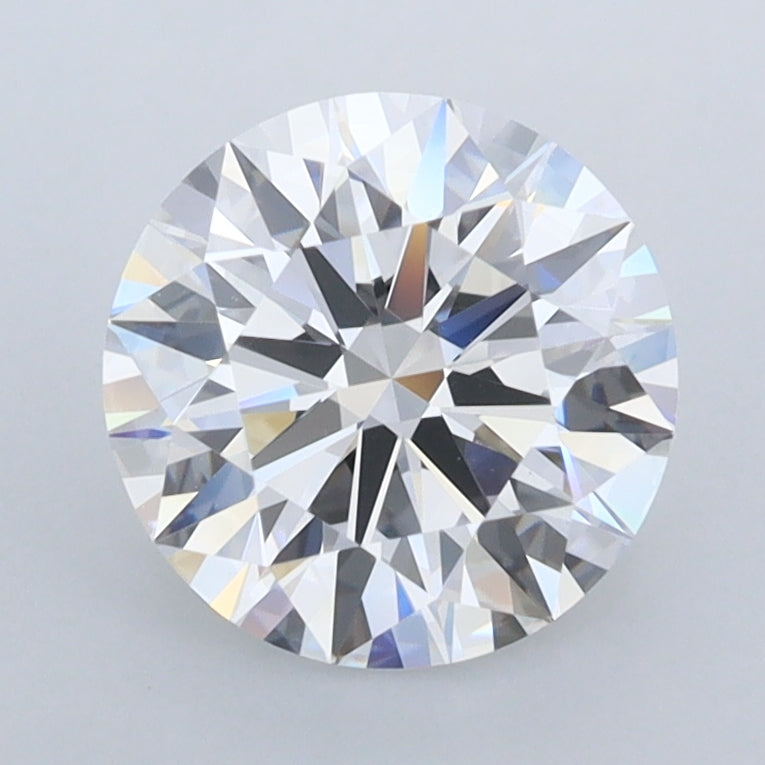 1.93 Carat Round Shaped, Ideal Cut, D Color, FL Clarity, IGI Certified Lab Grown Diamond