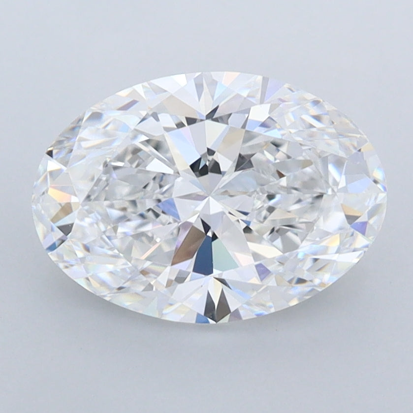 1.99 Carat Oval Shaped, Ideal Cut, D Color, FL Clarity, IGI Certified Lab Grown Diamond