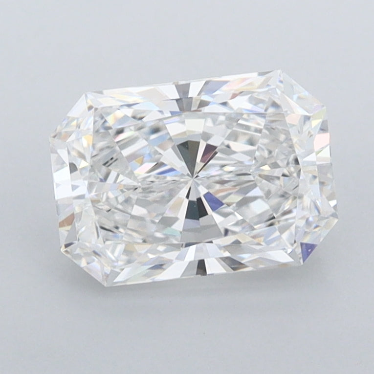 1.32 Carat Radiant Shaped, Ideal Cut, D Color, FL Clarity, IGI Certified Lab Grown Diamond