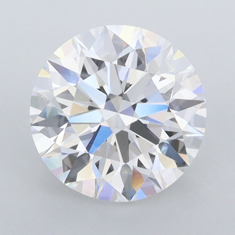 1.94 Carat Round Shaped, Ideal Cut, D Color, FL Clarity, IGI Certified Lab Grown Diamond