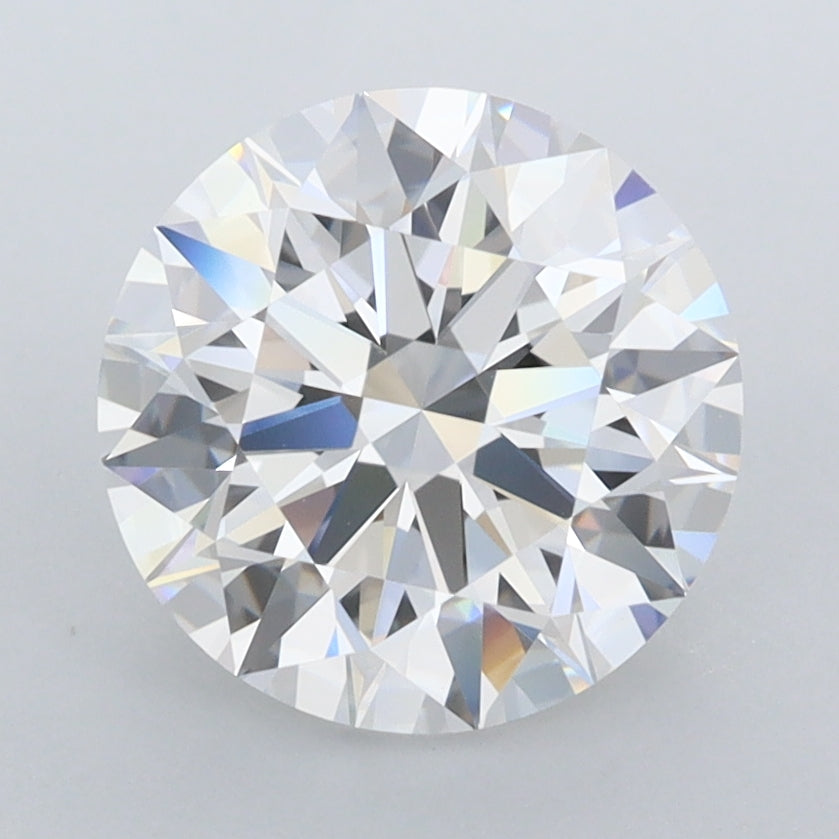 2.75 Carat Round Shaped, Ideal Cut, D Color, FL Clarity, IGI Certified Lab Grown Diamond