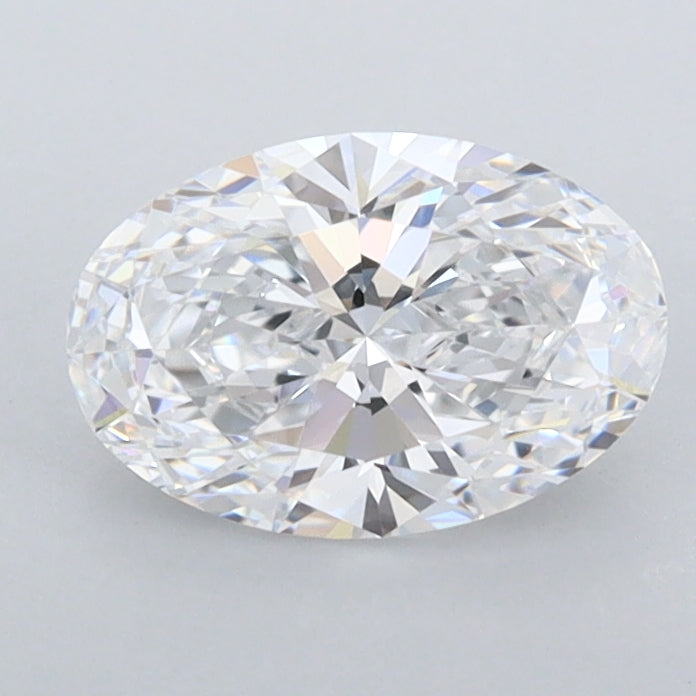 1.06 Carat Oval Shaped, Ideal Cut, D Color, FL Clarity, IGI Certified Lab Grown Diamond