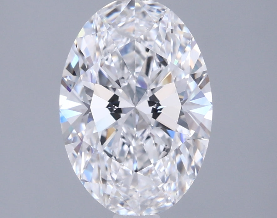 1.55 Carat Oval Shaped, Ideal Cut, D Color, VVS1 Clarity, IGI Certified Lab Grown Diamond