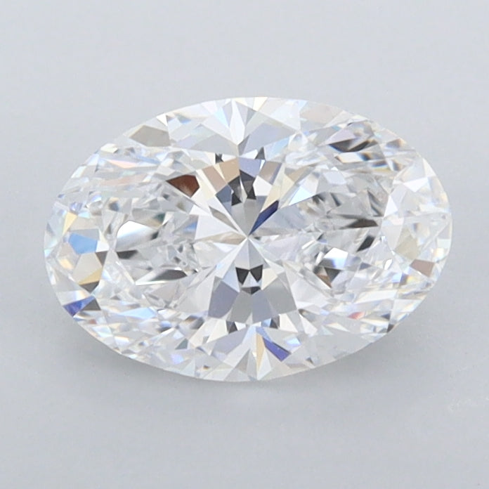 1.03 Carat Oval Shaped, Excellent Cut, D Color, FL Clarity, IGI Certified Lab Grown Diamond