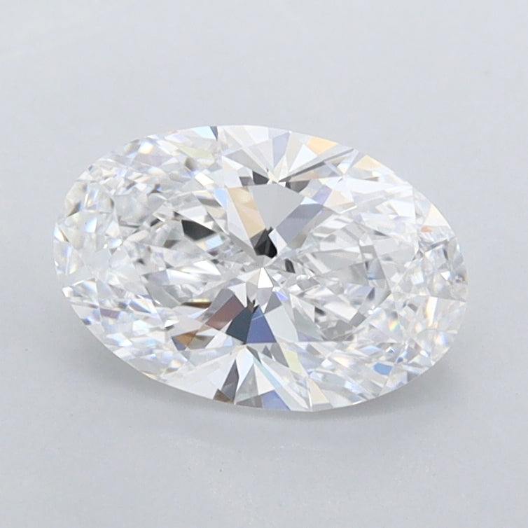 1.02 Carat Oval Shaped, Ideal Cut, D Color, VVS1 Clarity, IGI Certified Lab Grown Diamond