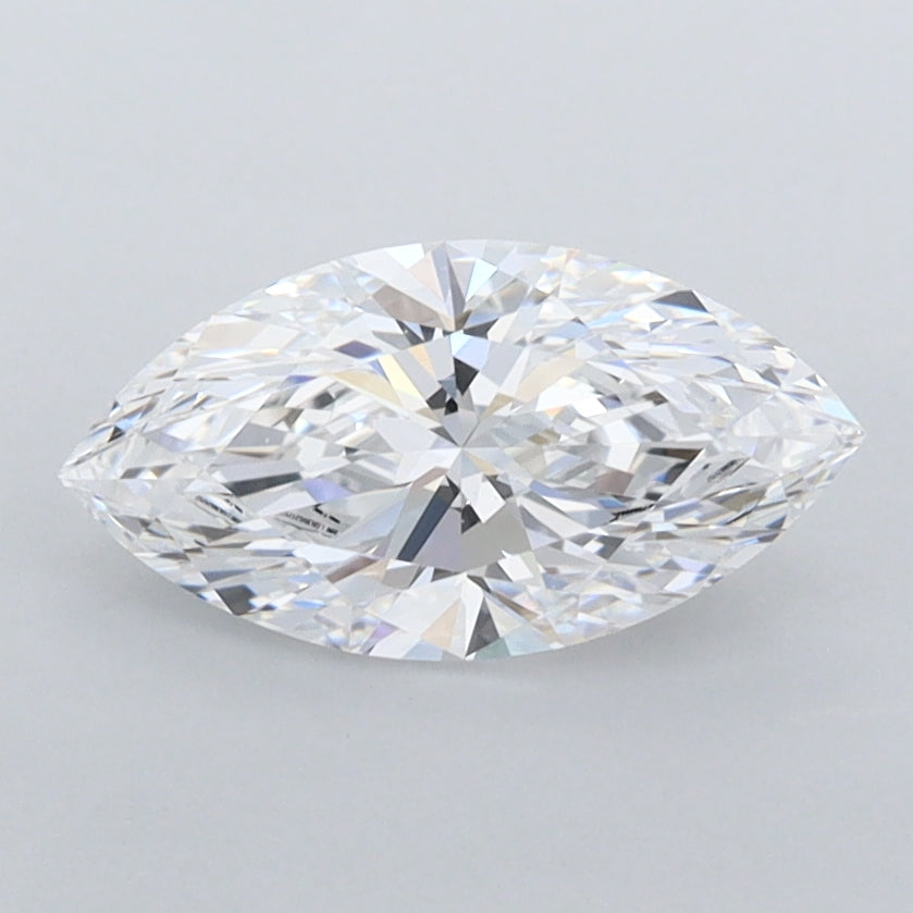 1.08 Carat Marquise Shaped, Ideal Cut, D Color, FL Clarity, IGI Certified Lab Grown Diamond