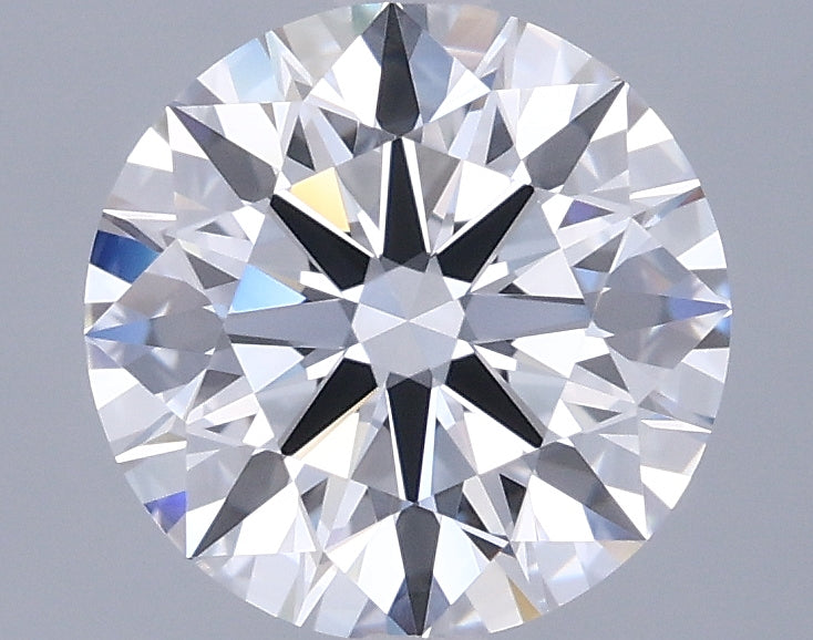 2.04 Carat Round Shaped, Ideal Cut, D Color, VVS1 Clarity, IGI Certified Lab Grown Diamond