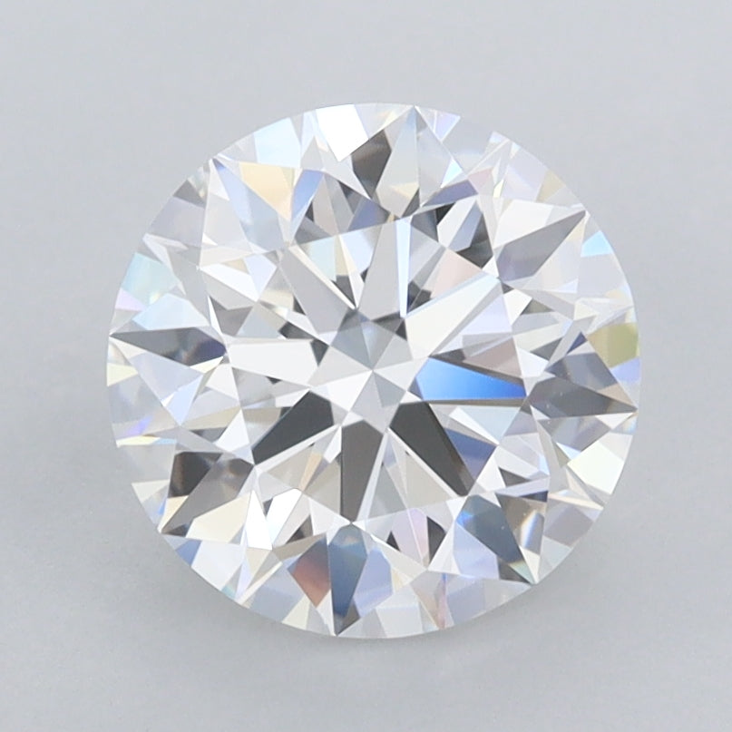 1.95 Carat Round Shaped, Ideal Cut, D Color, FL Clarity, IGI Certified Lab Grown Diamond