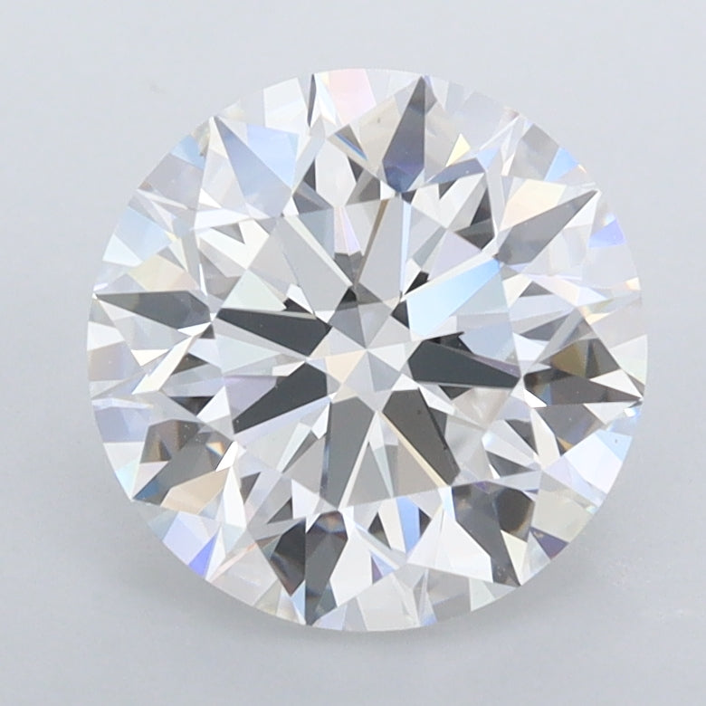 2.29 Carat Round Shaped, Ideal Cut, D Color, FL Clarity, IGI Certified Lab Grown Diamond