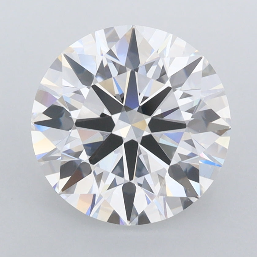 2.79 Carat Round Shaped, Ideal Cut, D Color, FL Clarity, IGI Certified Lab Grown Diamond