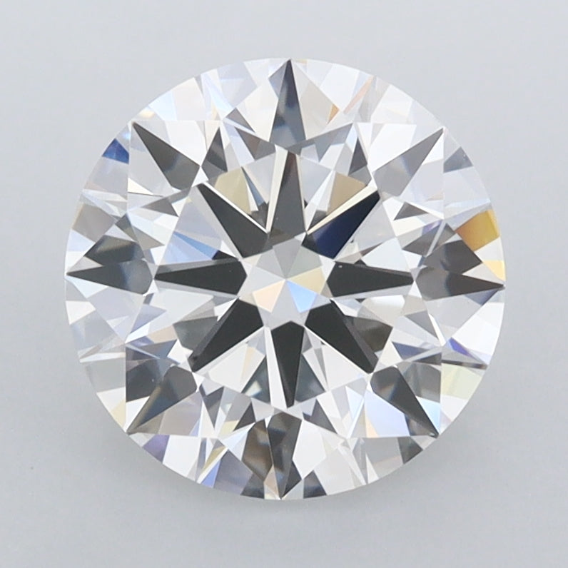2.35 Carat Round Shaped, Ideal Cut, D Color, FL Clarity, IGI Certified Lab Grown Diamond