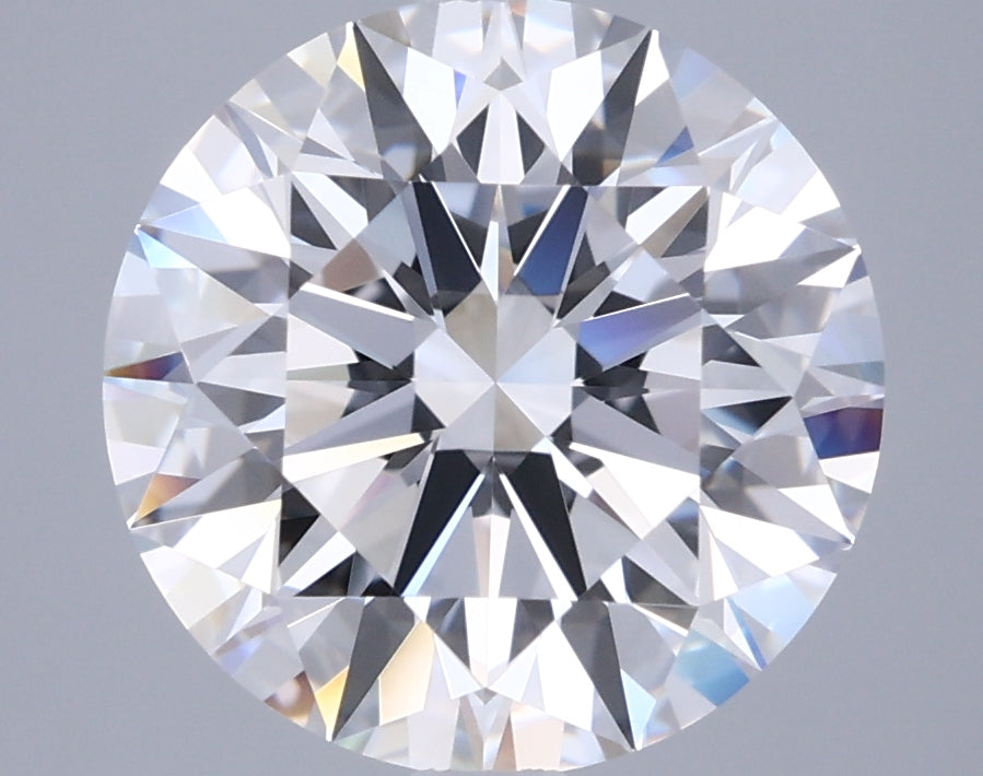 3.66 Carat Round Shaped, Ideal Cut, D Color, FL Clarity, IGI Certified Lab Grown Diamond