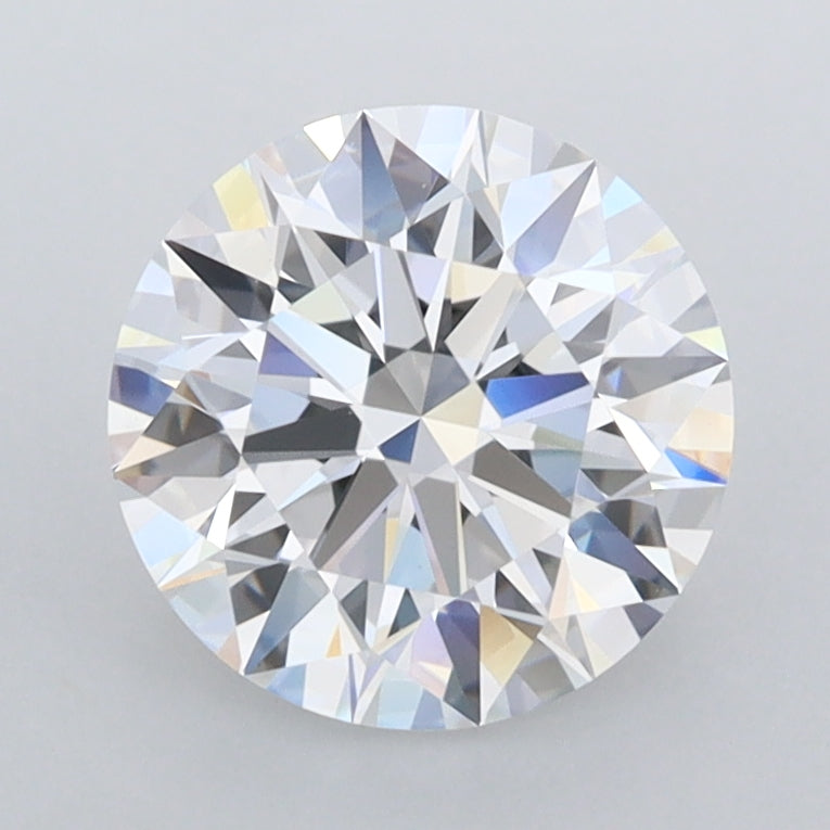 1.93 Carat Round Shaped, Ideal Cut, D Color, FL Clarity, IGI Certified Lab Grown Diamond