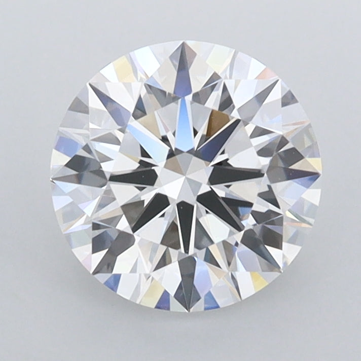1.53 Carat Round Shaped, Ideal Cut, D Color, FL Clarity, IGI Certified Lab Grown Diamond
