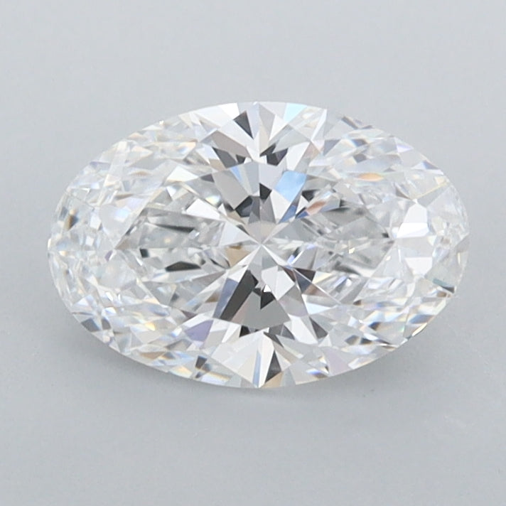 1.03 Carat Oval Shaped, Ideal Cut, D Color, IF Clarity, IGI Certified Lab Grown Diamond